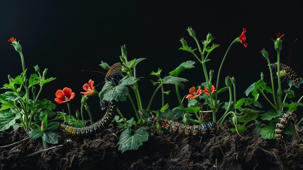 Lutte biologique : conseils pour prévenir une invasion de chenilles du géranium